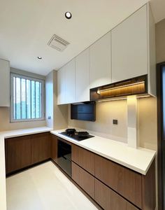 Service de personnalisation de toute la maison Armoire de cuisine en panneaux de particules de style moderne Ameublement de cuisine minimaliste de luxe pour villa - Product Image 1