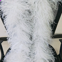 Boa en plumes d'autruche de haute qualité en gros pour femme, robe, manteau, veste, jupe, sac, pantalon, décoration