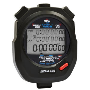 इलेक्ट्रॉनिक पेशेवर वाटरप्रूफ क्रोनोग्राफ स्टॉवॉच ट्रैक और फील्ड प्रशिक्षण के लिए 100 लैप्स के साथ <span class=keywords><strong>3</strong></span>-पंक्ति डिस्प्ले टाइमर अलार्म - Product Image 3