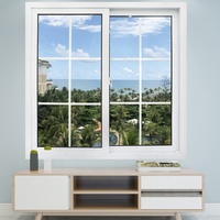 Fenêtre coulissante française en PVC/UPVC/plastique