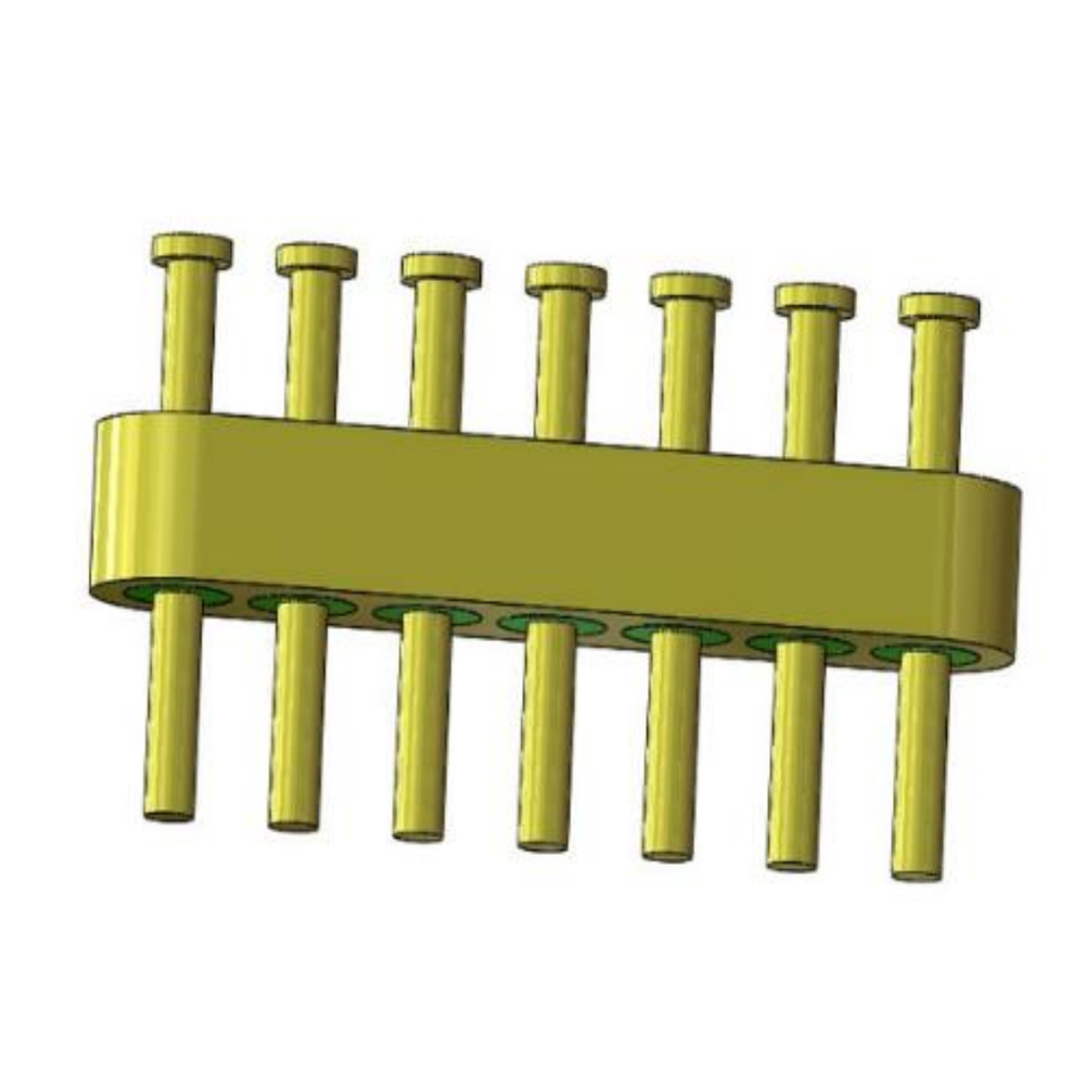 Isolateur multi-rangées à tête pointue