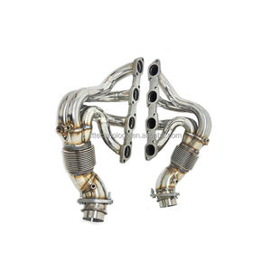 Collettori ad alte prestazioni per <span class=keywords><strong>Ferrari</strong></span> F430 4.3L V8 <span class=keywords><strong>accessori</strong></span> <span class=keywords><strong>auto</strong></span> tubo di scarico 304 acciaio inossidabile Racing testatori a tubo lungo - Product Image 3