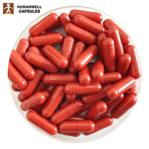 Lege harde gelatinecapsule medicijn capsule 0 #   Rode en witte lege schelpen - Product Image 3