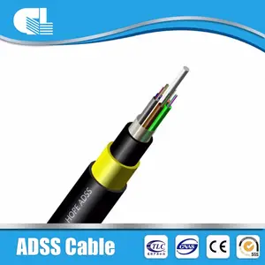 Cable de fibra óptica aérea autoportante, chaqueta doble, 6, 8, 12, 48, 72, 96 núcleos, G652d, gran oferta