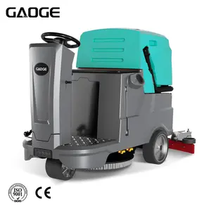 Gaoge A22 zemin elektrik pili binmek sürüş aracı Scrubber kurutma makinesi zemin yıkama endüstriyel temizleme makinesi zemin scrubber