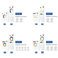 FCOB 2835 5050 variateur CCT RGB RGBW RGBCCT PWM SPI WS2811 bande Led bluetooth contrôleur de musique et écran tactile mural à distance
