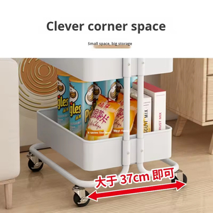 Étagère de rangement moderne en métal <span class=keywords><strong>Lasker</strong></span> pour petite poussette, support mobile pour collations et cuisine, produit populaire sur internet - Product Image 5
