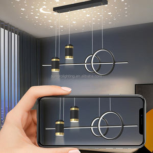 Lampada a Sospensione con Proiettore di Stelle, Lampadario Plafoniera CE 70W 120V-220V, Luce a Sospensione per Sala da Pranzo - Product Image 5