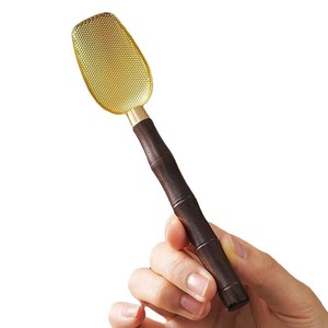 Ebony Alloy <b>Tea</b> Spoon With Bamboo Handle Heat Resistant For Kung Fu <b>Tea</b> <b>Set</b> - Product Image 5