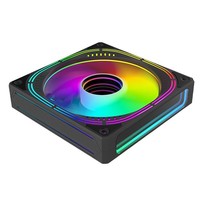 Ventilateur de châssis Prism 4S Gen 4 12cm pour boîtier, refroidissement 5V 3 broches ARGB Aura Sync PWM, contrôle de température, fonctionnement silencieux, miroir infini