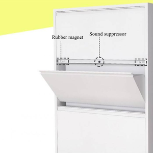 Modern Style Durable and Portable Metal <b>Shoe</b> Cabinet Steel <b>Shoe</b> <b>Racks</b> for Home Furniture Living Room Use - Product Image 2