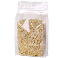 Sachet Doypack Transparent en Plastique Composite Alimentaire, Personnalisable avec Fermeture Éclair pour Présentation Alimentaire