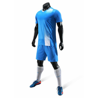 Kit d'uniformes de football d'équipe, couleurs blanches et rouges par Sublimation, personnalisé de haute qualité, 4 pièces