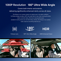 Nouvelle mini caméra embarquée 4K avec écran 3,16 pouces, GPS intégré, enregistreur vidéo 3 canaux avant et arrière 1K WiFi, incluant une caméra de tableau de bord