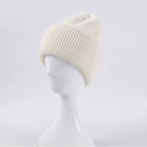Venta al por mayor en stock: Nuevos gorros de punto de otoño-invierno para mujer, unisex, de felpa gruesa y cálida, gorros de angora de conejo. - Product Image 5