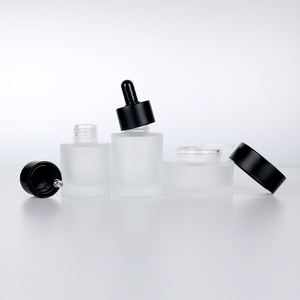 40ml 60ml 130ml 50g Luxury Cylinder Skincare Serum Oil <b>Dropper</b> Glass Cosmetics Skincare Essential Oil <b>Bottle</b> - Product Image 1