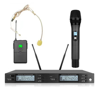 Sinbosen SK-20 2 antennes 2 canal 30 mètres professionnel micro UHF karaoké studio sans fil microphone