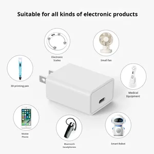 Hot Bán 10W <span class=keywords><strong>USB</strong></span> C Nhanh Chóng Sạc Du Lịch <span class=keywords><strong>Adapter</strong></span> Loại C Cổng Tường Sạc Cho Điện Thoại Android Phổ Trắng Chúng Tôi Cắm Tai Nghe - Product Image 3