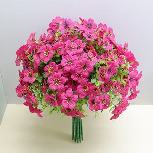 Fleur artificielle 7 fourchettes feuilles d'eucalyptus <span class=keywords><strong>Amazon</strong></span> nouvelle fleur <span class=keywords><strong>de</strong></span> <span class=keywords><strong>soie</strong></span> artificielle violette ornements <span class=keywords><strong>de</strong></span> table décoratifs fleur - Product Image 6