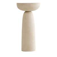 Vente chaude Table à thé Table d'appoint de salon minimaliste Table basse ronde en forme de champignon