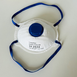 Mascarillas antipolvo Listo para el envío Mascarilla con forma de copa plegable FFP2 EN149 para trabajo con polvo de cemento - Product Image 1