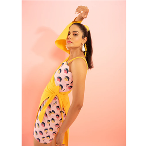 Haut enveloppant à manches cape pour femme – Blouse d'été élégante, chic et décontractée pour les sorties et les fêtes - Product Image 1