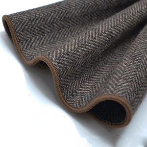 <span class=keywords><strong>Bandana</strong></span> Jacquard en Tissu Rayé <span class=keywords><strong>Noir</strong></span> de Luxe, Foulard à Carreaux en Laine Tendance, Accessoire Masculin, Cadeau Souvenir, Faible MOQ - Product Image 2