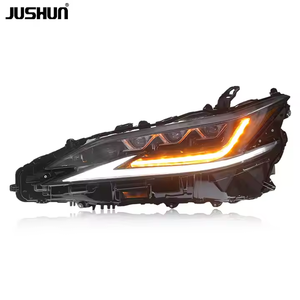 Фары JUSHUN Full <span class=keywords><strong>LED</strong></span> в сборе для Lexus ES 2018-2023 ES200 ES260: Обновленные фары высокой комплектации с указателями поворота - Product Image 2