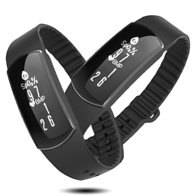 Factory Supply Smart Bracelet VSH09 0.96 Inch TFT ECG PPG Body Temperature Becon Position and Health Care Smartwatch for Student
