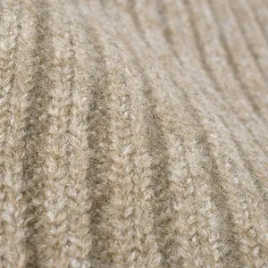 Berretto in Mohair personalizzato BSBH Beanie in bianco traspirante e caldo di dimensioni Standard in cotone di Alpaca buona elasticità