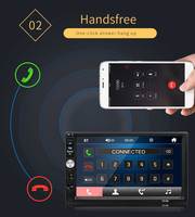 Autoradio universel 2 Din, autoradio 7 pouces avec écran tactile HD, lecteur multimédia MP5, autoradio, récepteur FM, Mirror Link