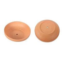 Grand pot rond en terre cuite succulente Jardinière en céramique Poterie Cactus Pots de fleurs en argile Plantes avec trou de drainage