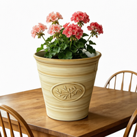 Décoration d'intérieur, accessoires de jardinage, pots de fleurs en PP brossé durables, grands bacs à plantes d'extérieur