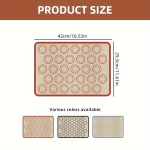 Tapete de Silicona Antiadherente de Alta Calidad para Hornear Pan, Pizza y Galletas, 30x40cm - Product Image 3