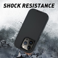 Coque rigide résistante aux chocs, étui de protection robuste pour iPhone XS Max XR 6 6s 7 8 Plus 11 12 13 14 Pro