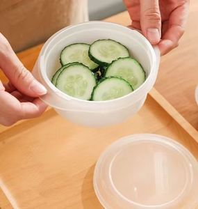 Portable <b>Small</b> Plastic Lunch Box Special <b>Microwave</b> Heating Bowl Lid Fresh-keeping Features for Office Workers for Office - Product Image 6