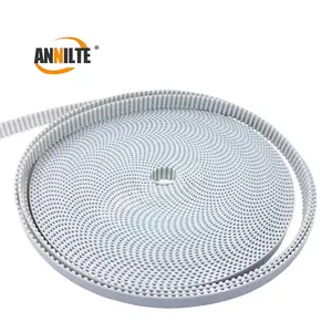 Annilte HTD8M Timing Belt White Polyurethane Open End cut to Length