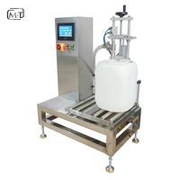 Machine de remplissage de liquide semi-automatique 20L pour contenants antigel glycol éthanol Remplisseur d'eau de 5 gallons avec balance
