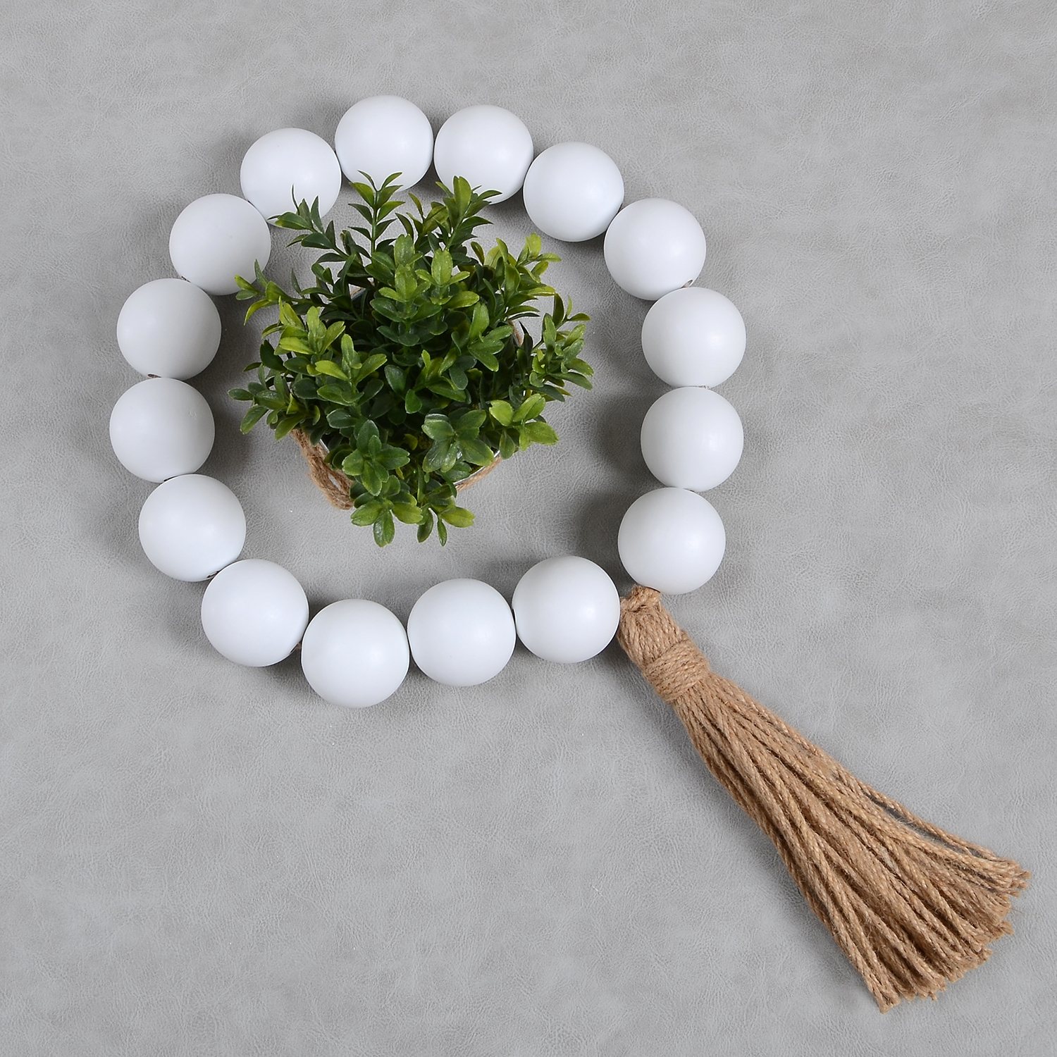 4 CM Diameter Wooden Farmhouse Beads