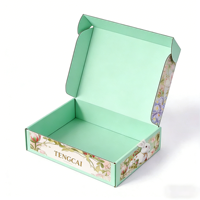 Boîtes auto-érectables personnalisées OEM en carton ondulé, écologiques, recyclables, avec revêtement UV, pelliculage mat et gaufrage, pour emballage cadeau photo