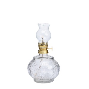 Lanterne à huile vintage en <span class=keywords><strong>verre</strong></span> vide, colorée vert-bleu, avec mèches, pour décoration intérieure et de table, cheminée de <span class=keywords><strong>lampe</strong></span> à huile - Product Image 2