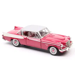 Modelo de Coche de Simulación de Coche Clásico <span class=keywords><strong>Studebaker</strong></span> Road Eagle Stipunk Golden Eagle 1958 a Escala 1/18 - Product Image 1