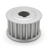Poulie de distribution en aluminium HTD 8M 30T 36T 40T usinée CNC, alésage personnalisé pour l'automatisation industrielle, certification RoHS, personnalisation