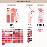 Ensemble de maquillage pour les lèvres 4 en 1, gloss à lèvres, crayon à lèvres, rouge à lèvres, masque pour les lèvres, cosmétiques longue durée, emballage personnalisé OEM