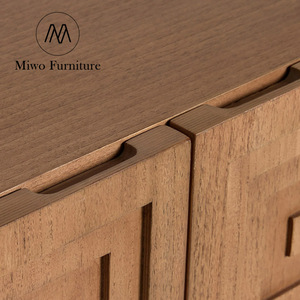 Mobile <span class=keywords><strong>Credenza</strong></span> Contemporaneo per Soggiorno in Legno Massello Stile Country, Mobile Vintage Moderno per Sala da Pranzo - Product Image 6