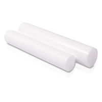 Barre de 6-50mm de diamètre Barre blanche en poly tétra fluoro éthylène tige en plastique PTFE bricolage non toxique respectueuse de l'environnement
