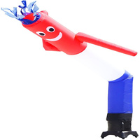 Ballon gonflable publicitaire de haute qualité, bonhomme de neige, singe, cowboy, fleur, turbine, mini-ventilateur, pour la vente, gonflable aérien