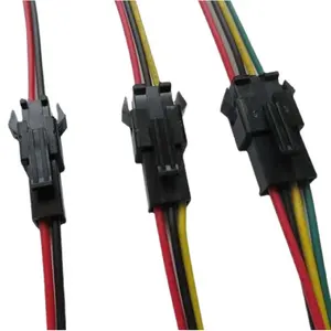 中国工厂定制电子JST 2针3针6针12针贴片织机线束电缆组件制造商