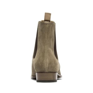 Bottes <span class=keywords><strong>Chelsea</strong></span> en cuir véritable à enfiler en daim végétalien - Product Image 5