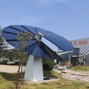 Kit rumah tenaga surya lengkap 2000W, panel surya monokristalin MPPT Ion litium bersertifikasi CE garansi 24 1 tahun
